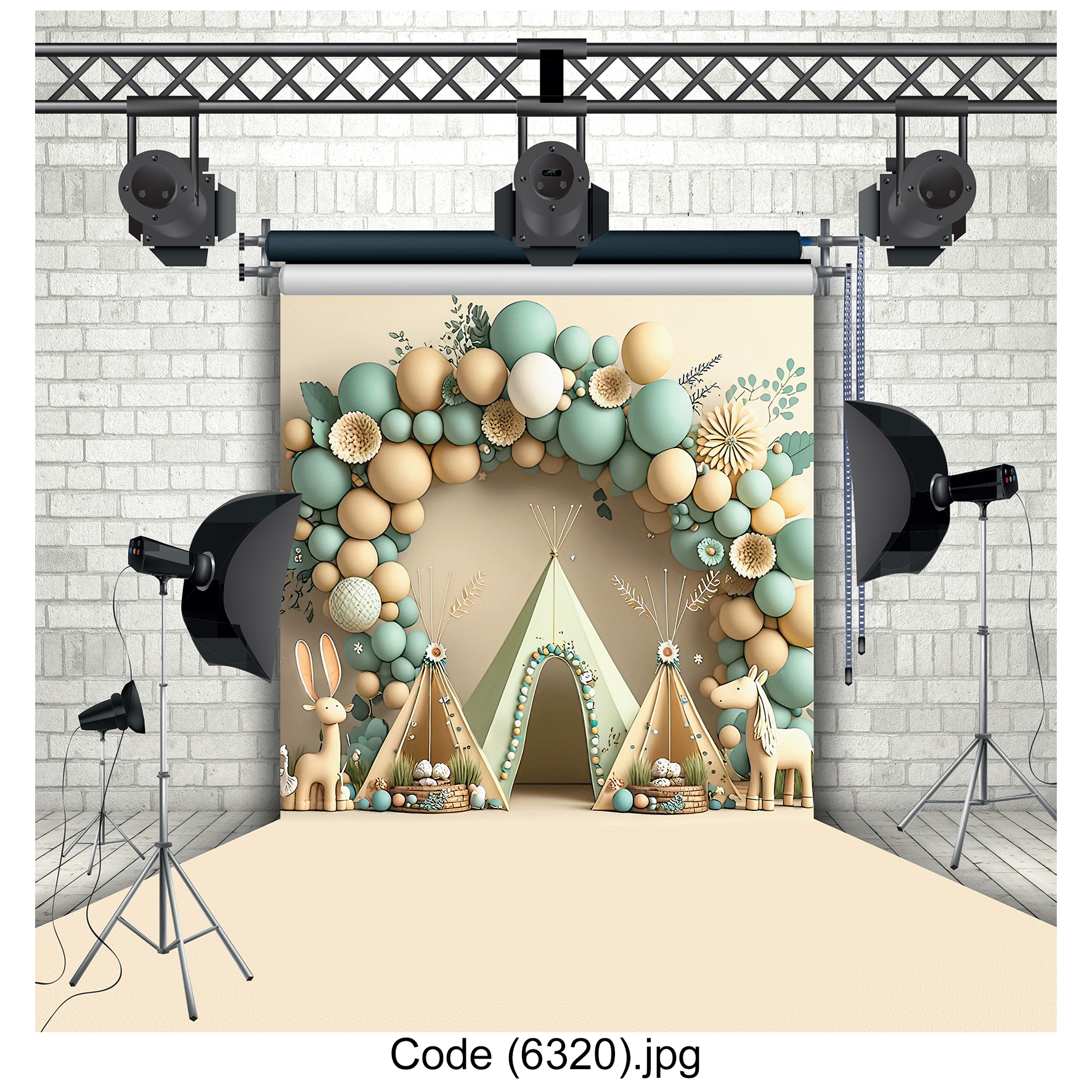 بک دراپ عکاسی کد 6320