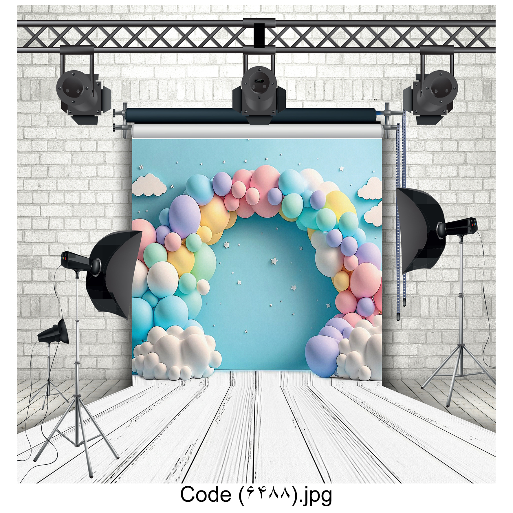 بک دراپ عکاسی کد 6488