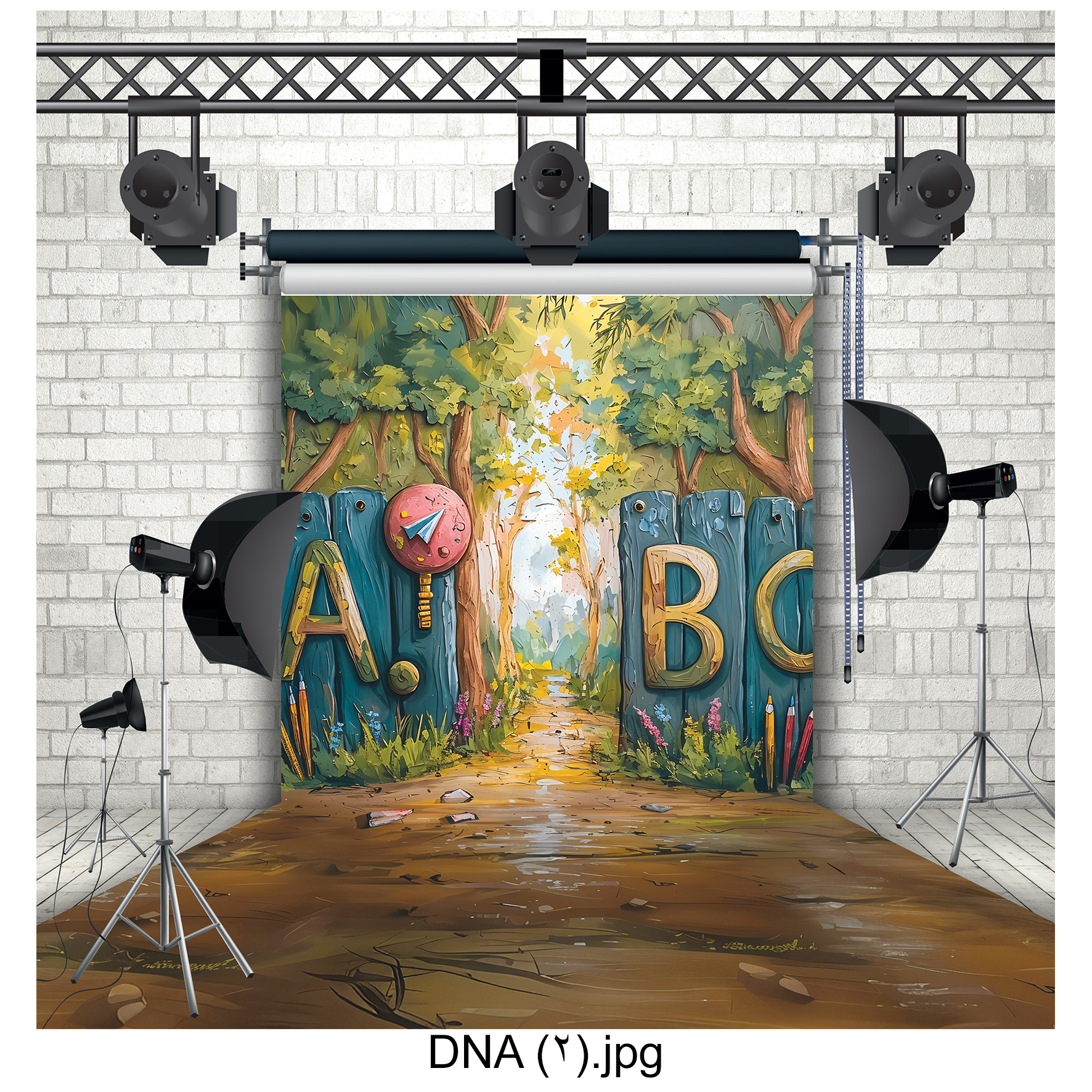 "بکدراپ جنگلی با طرح آموزشی برای عکاسی کودکانه و آموزشهای اولیه