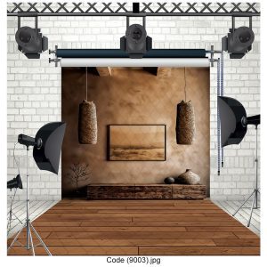 بکدراپ دکور داخلی با طراحی طبیعی برای عکاسی محصول و تبلیغات