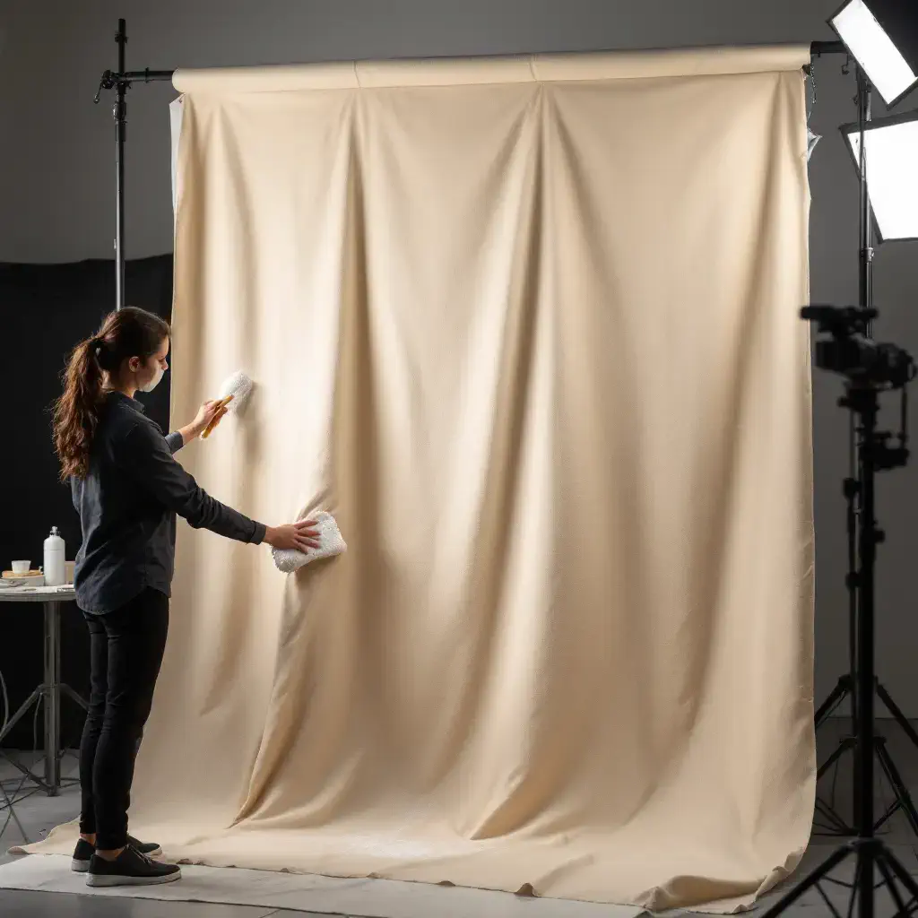 تمیز کردن بکدراپهای پارچه های