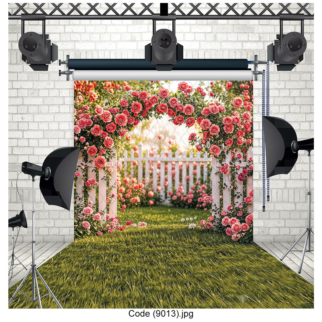 بکدراپ بهاری با گل‌های رنگارنگ