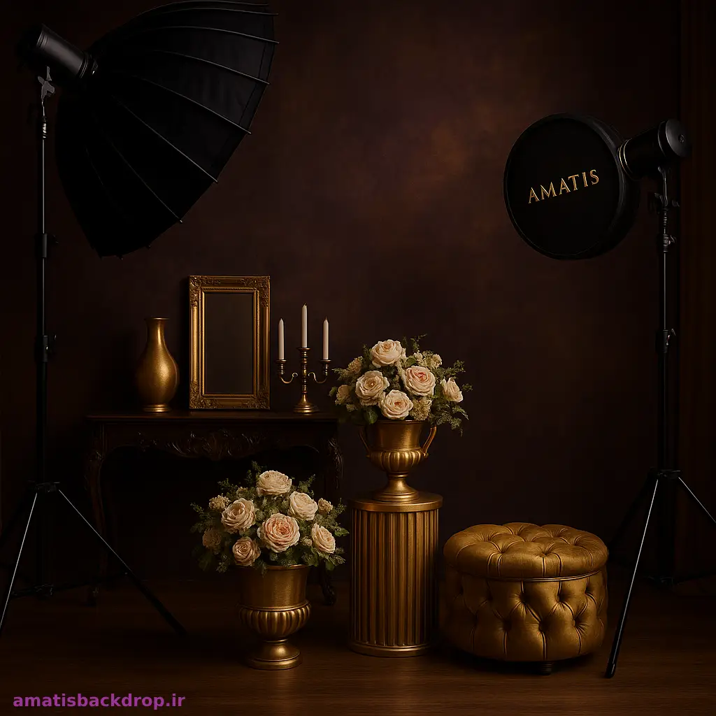 دکور آتلیه عکاسی مدرن کلاسیک مناسب.