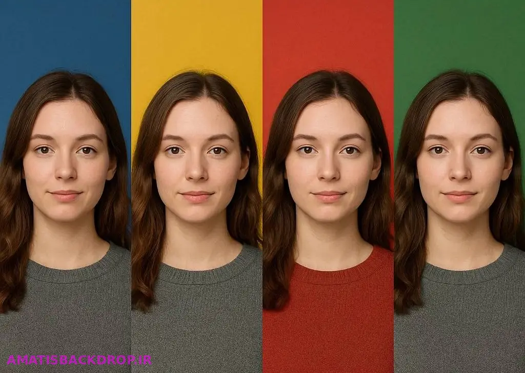 انتخاب رنگ مناسب برای بکگراند در عکاسی پرتره