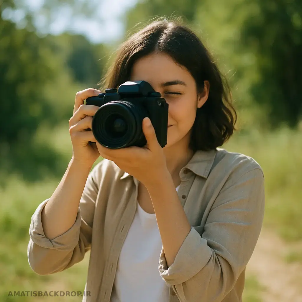 عکاسی در فضای باز با نور طبیعی)