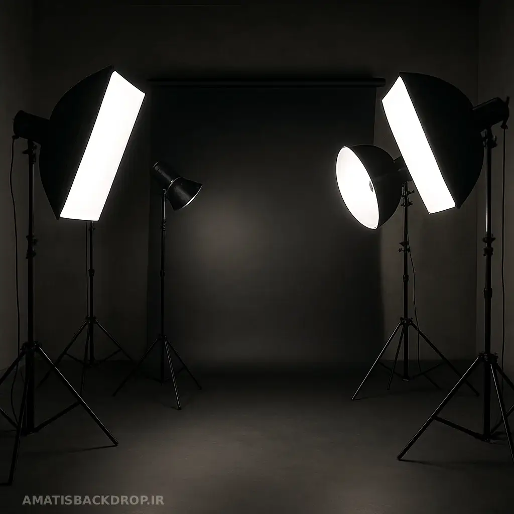 نورپردازی استودیویی برای عکاسی حرفه‌ای)