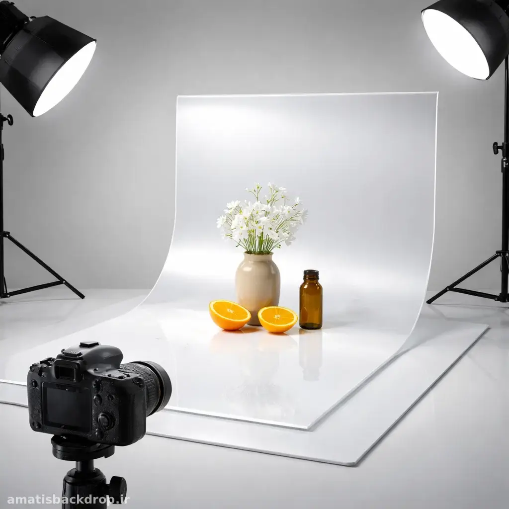 بک گراند طلقی مات در عکاسی پرتره