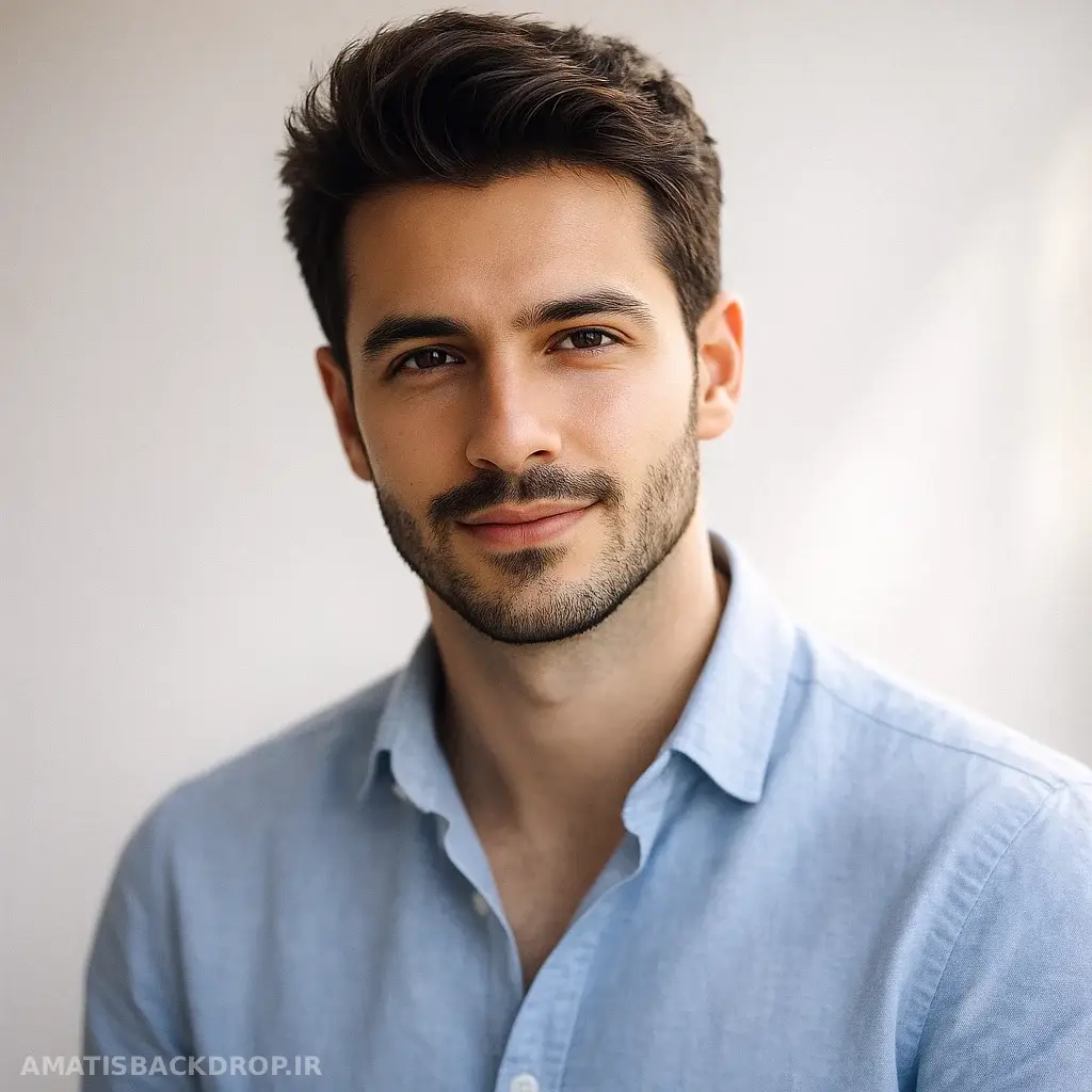 عکاسی هدشات با نور طبیعی و پس‌زمینه ساده