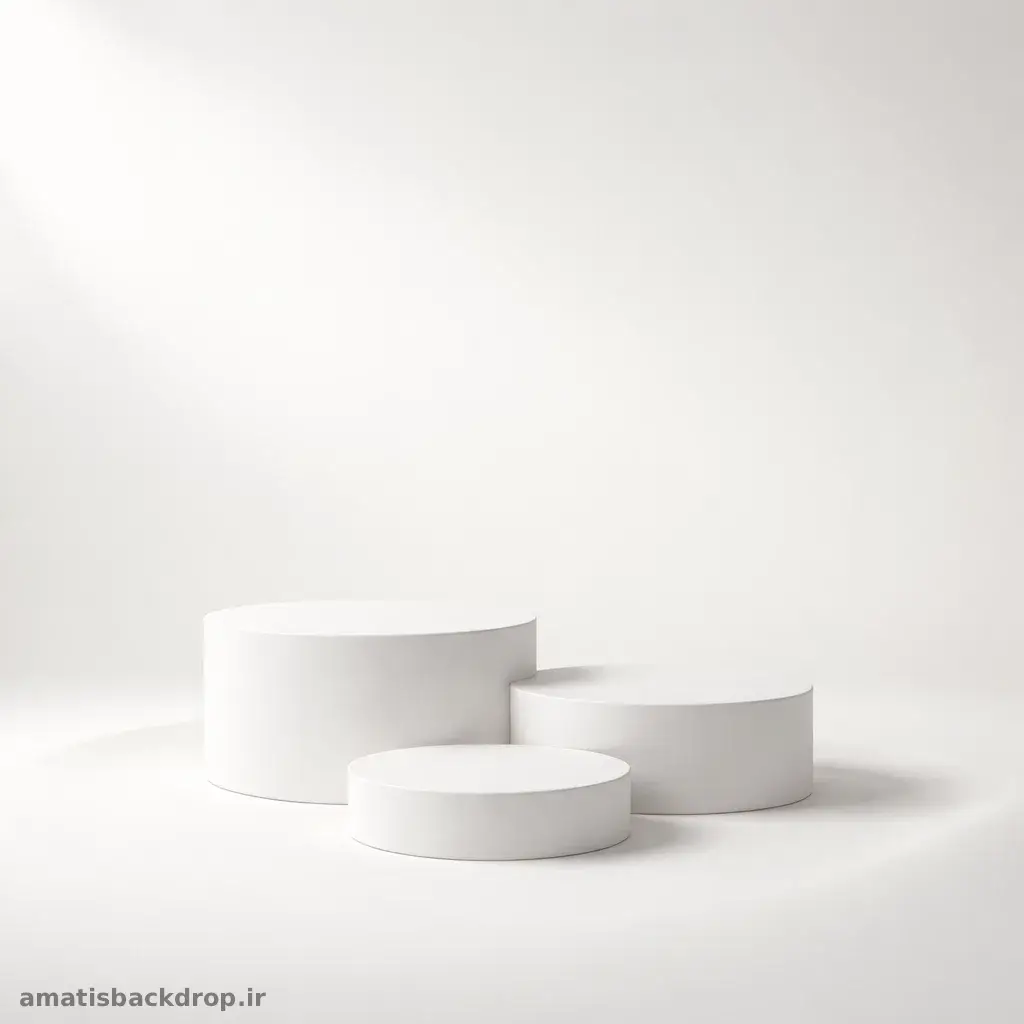 بک‌گراند دیجیتال ساده و مینیمال برای عکاسی محصول
