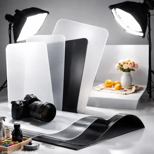 بک گراند طلقی عکاسی شفاف با نورپردازی مناسب