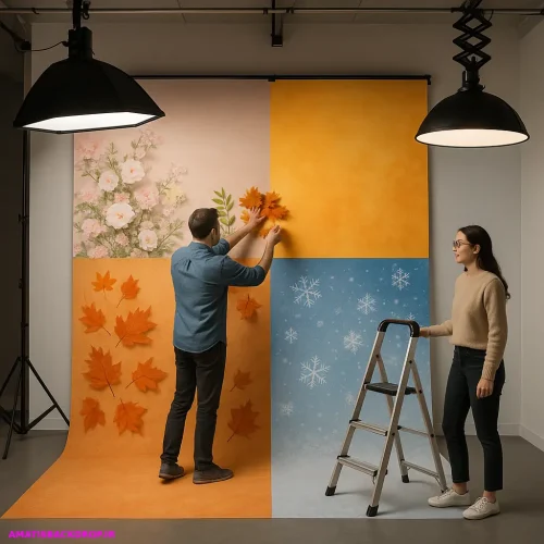 دکور فصل مناسب برای آتلیه عکاسی